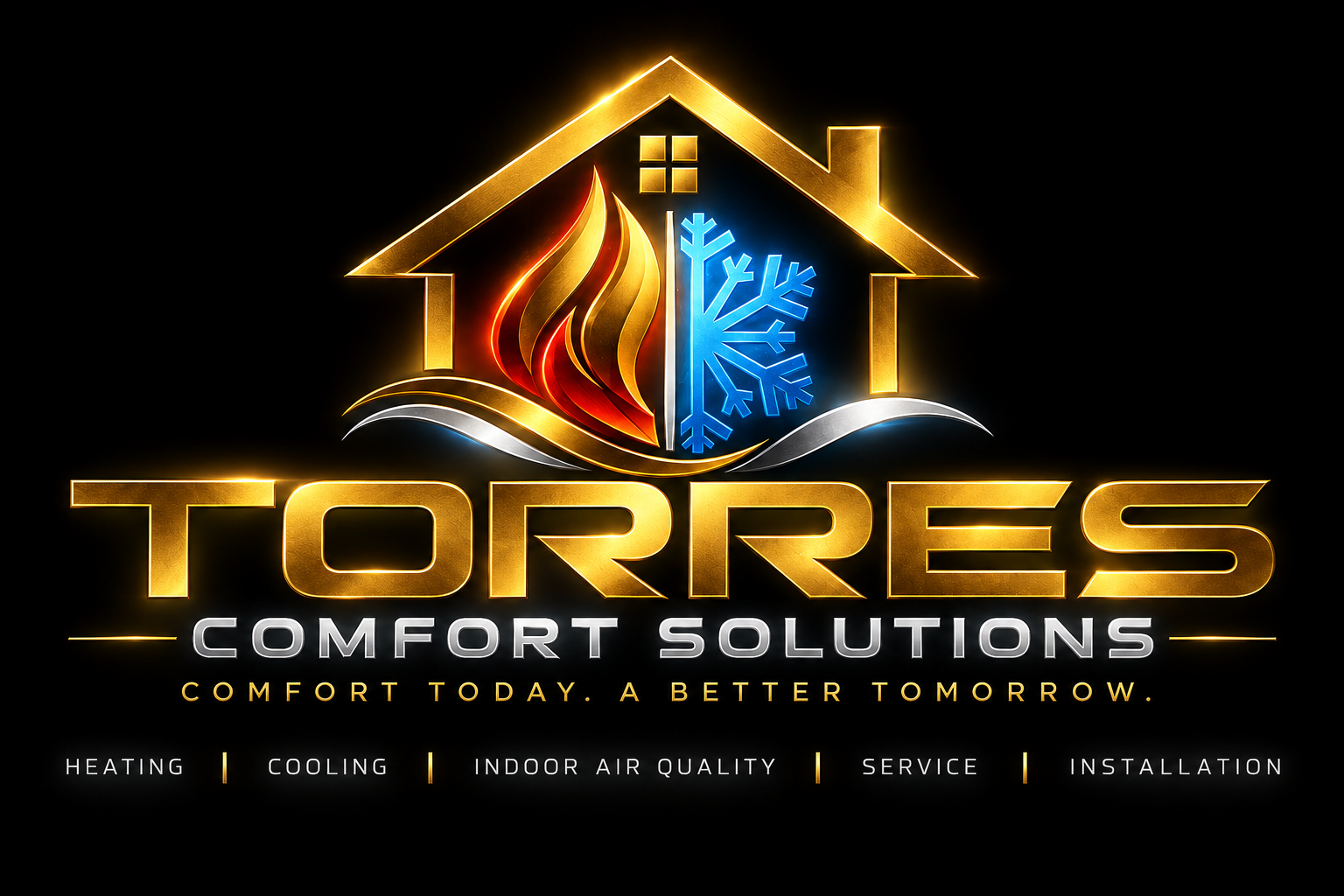 Torres Comfort Solutions heating and cooling logo